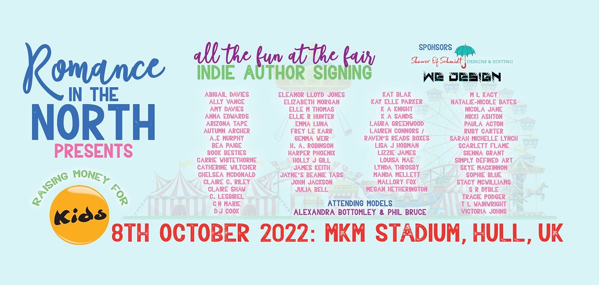Romance In The North Book Signing Kcom Stadium Hull October 8 2022 Allevents In Kc Fall Events 2022