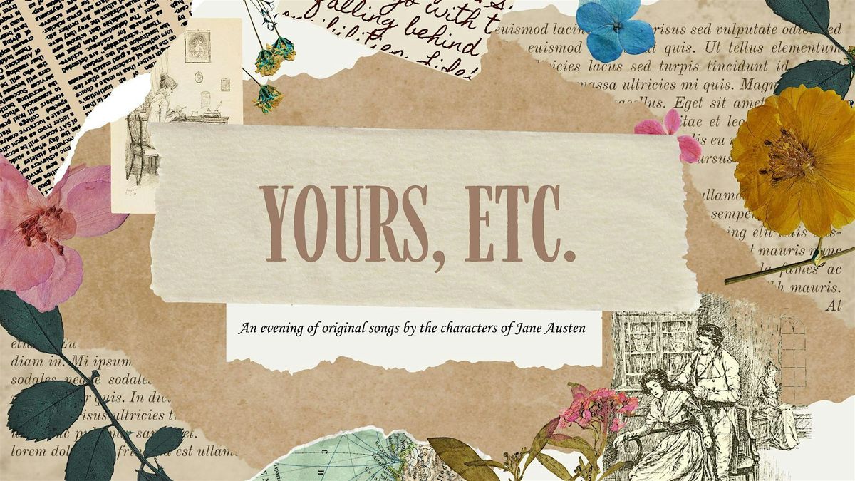 Yours, Etc., 14 February | Event in Amesbury | AllEvents