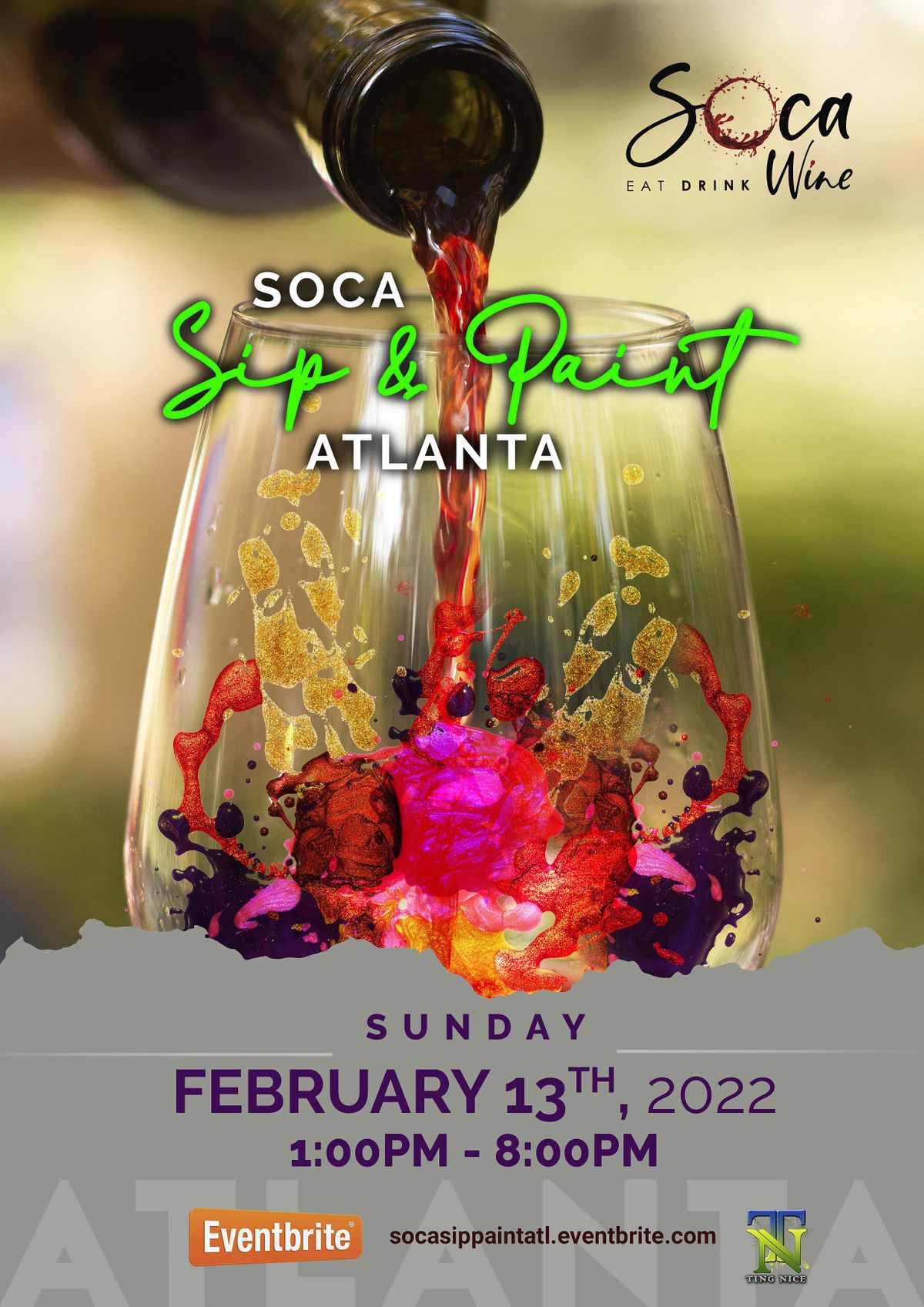 Christmas Soca Party 2022 Soca Sip & Paint Atlanta, Omega World Center, Decatur, February 13 2022 |  Allevents.in