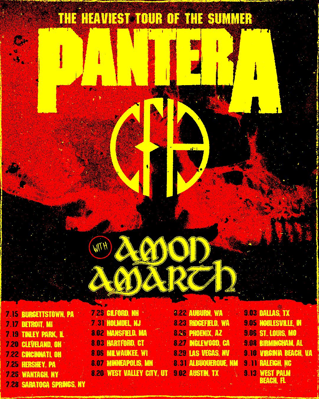 Pantera Inglewood Tickets, 27 August | Event in Inglewood | AllEvents