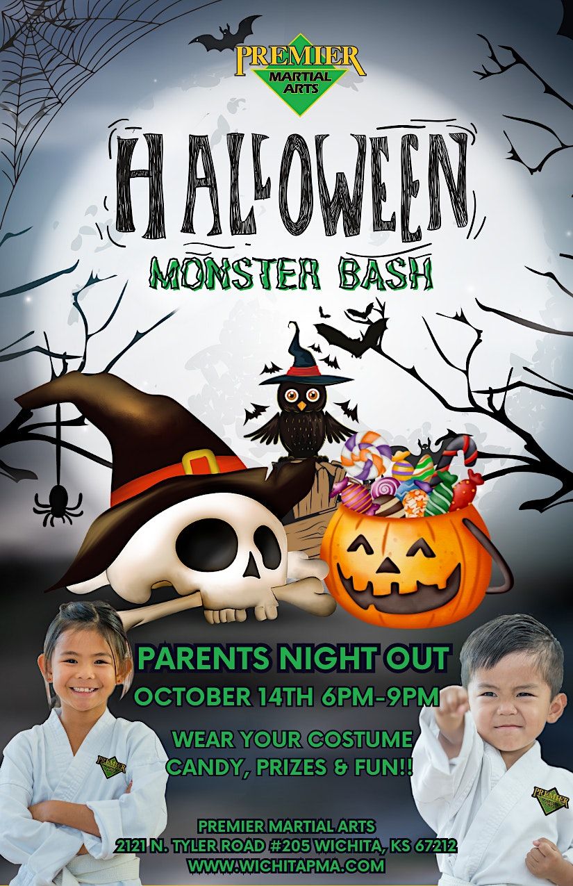 Parents Night Out Monster Bash, Premier Martial Arts of Wichita