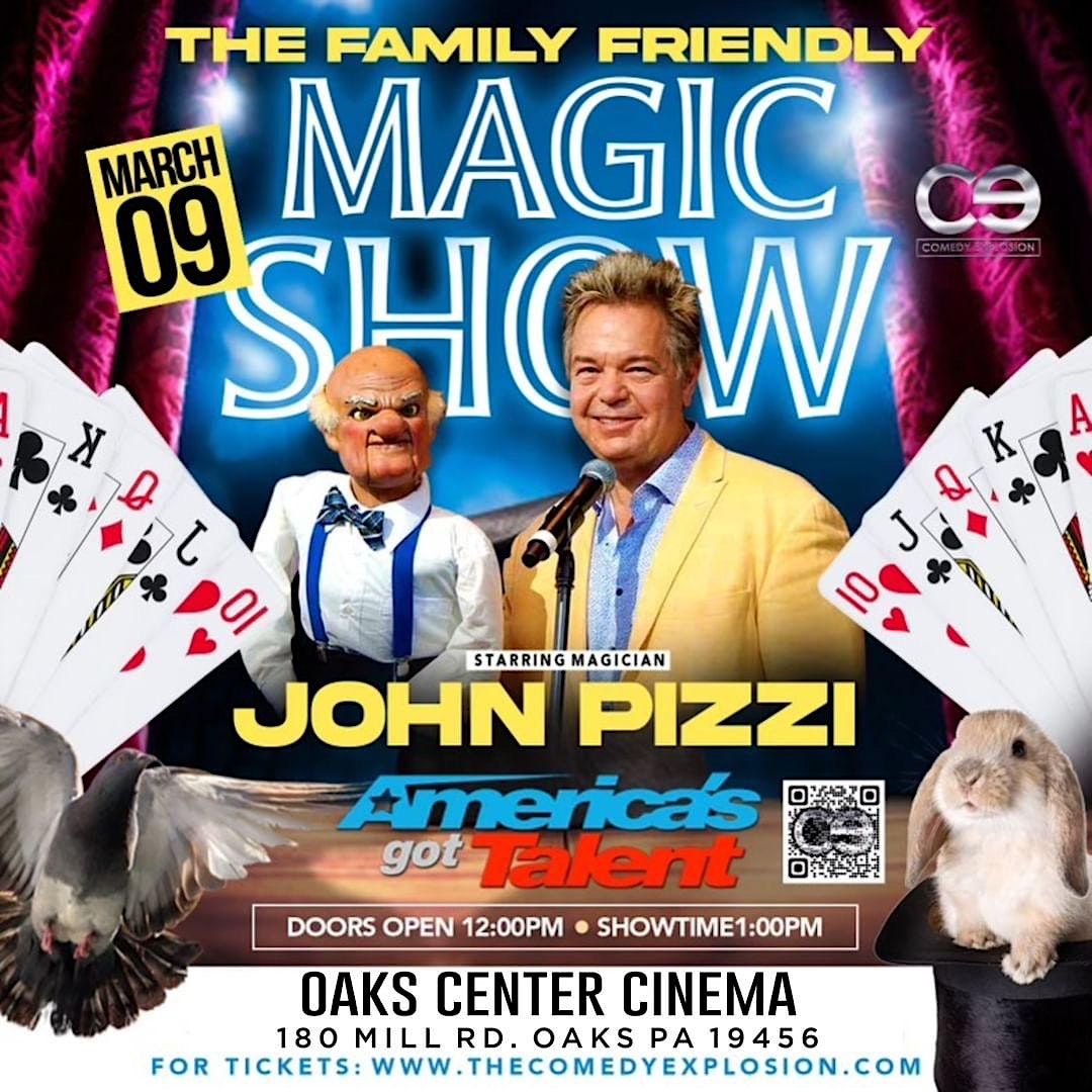 Family Friendly Magic Show featuring John Pizzi from Americas Got