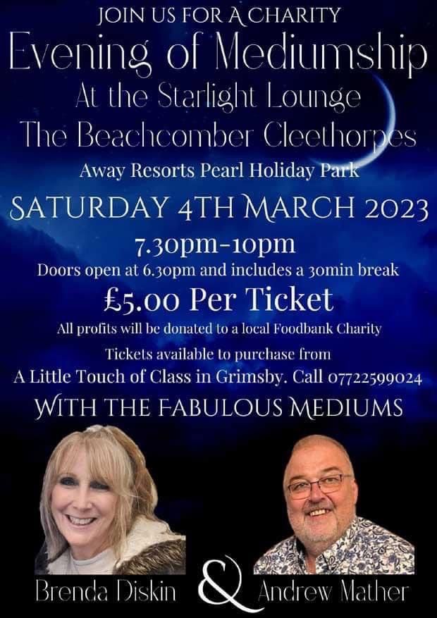 Evening of Mediumship at Entertainment Centre