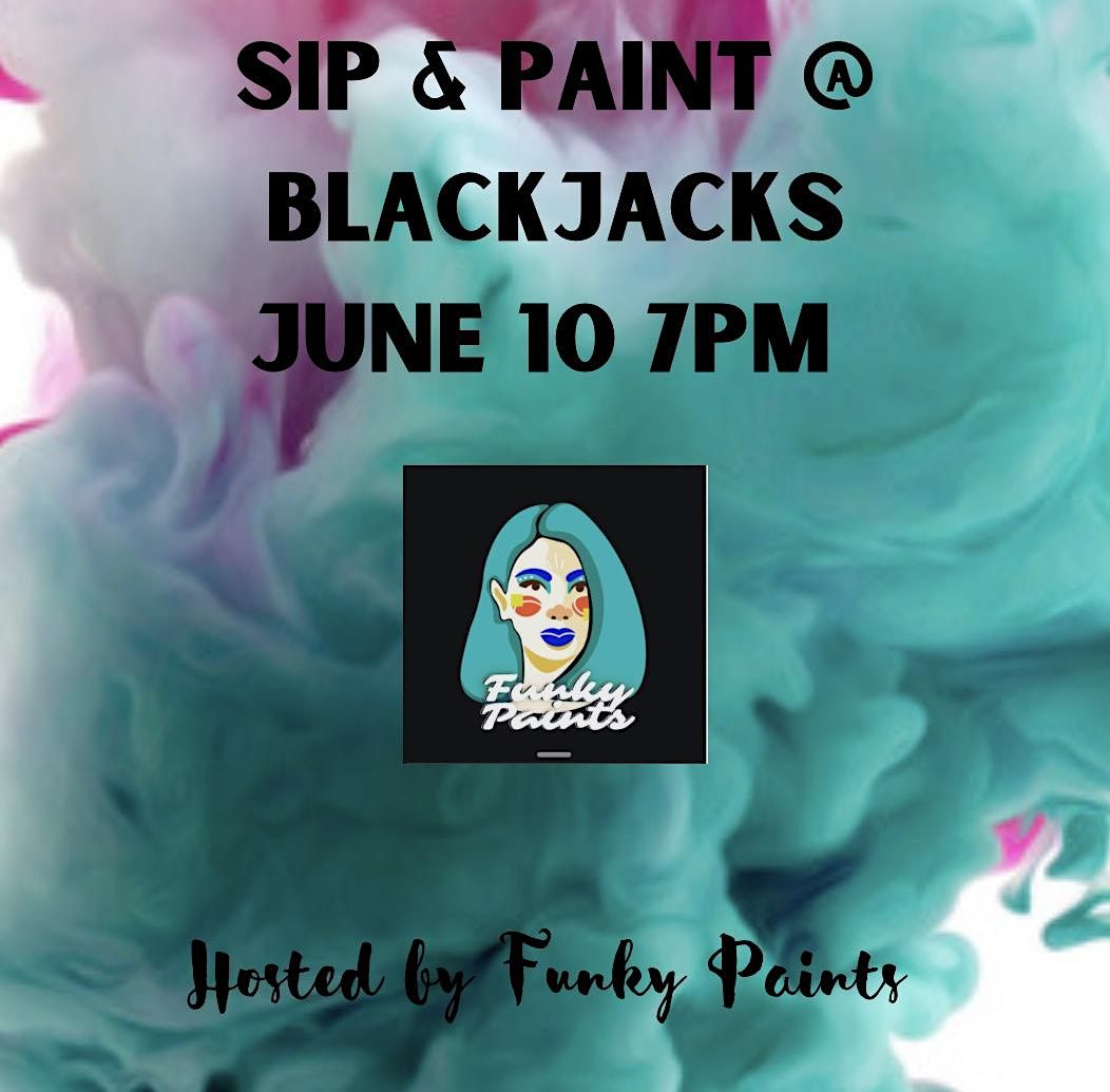 Sip & Paint Black Jacks POUR! PARTY! PAINT!, Blackjack Mulligan's