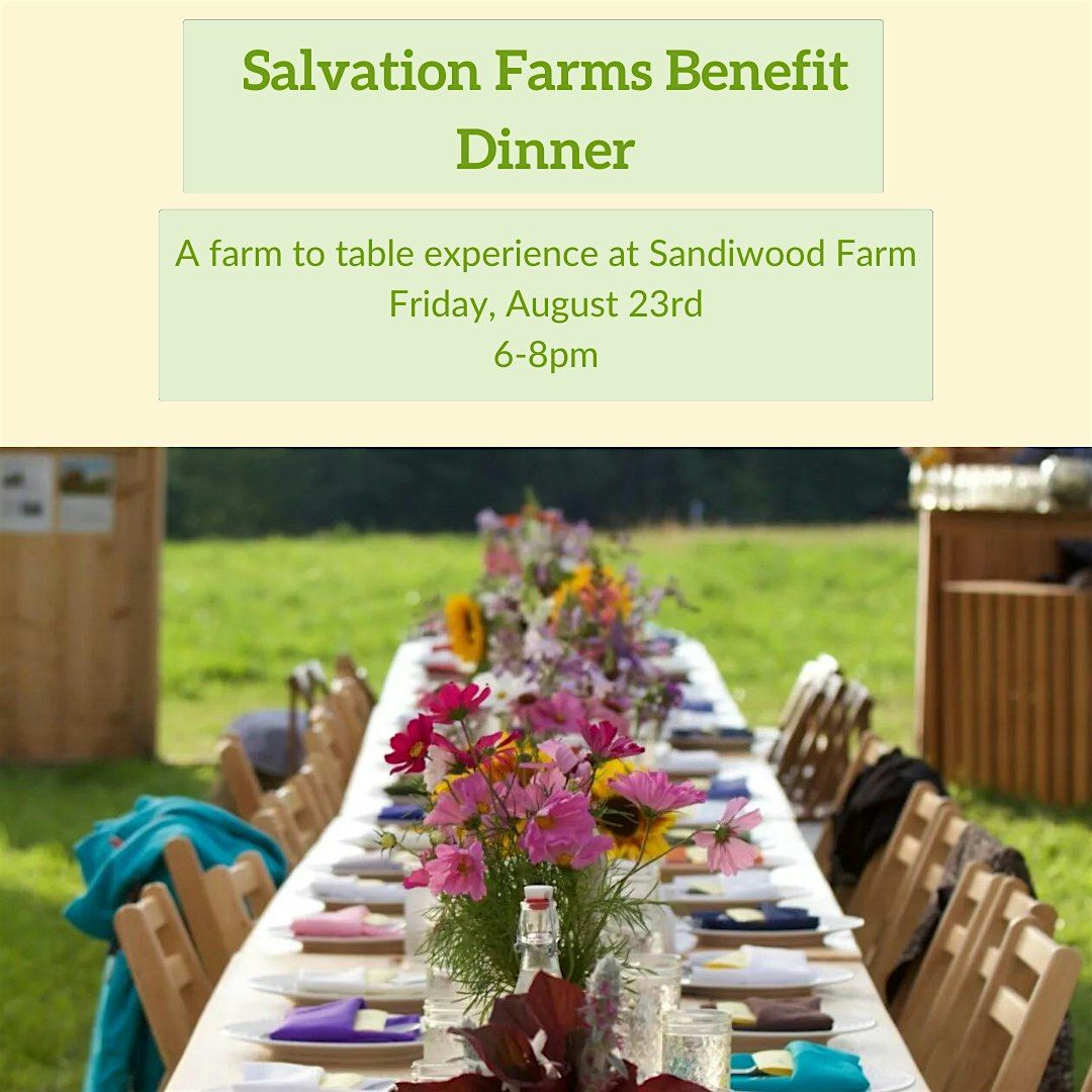 Salvation Farms Aid Dinner