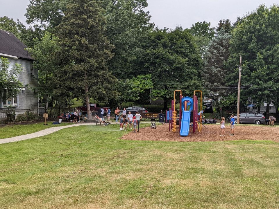 April Neighborhood Network Meeting Jewett Park Playground Reveal