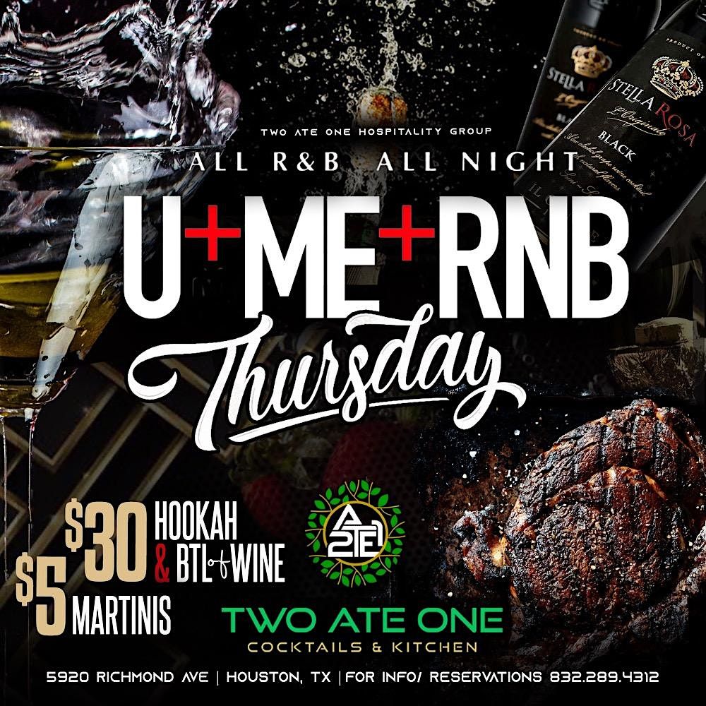 U Me R B Thursday Happy Hour Ladies Night The All New TwoAte1 u-me-r-b-thursday-happy-hour-ladies-night-the-all-new-twoate1