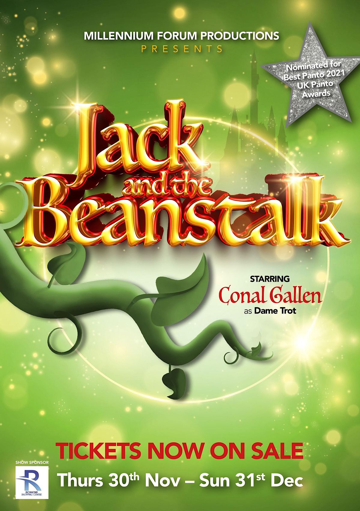 Jack and the Beanstalk Pantomime Millennium Forum Derry, Millennium