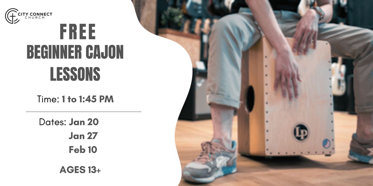 FREE Beginner Cajon Lessons, Relevant Church Inland Empire, Fontana
