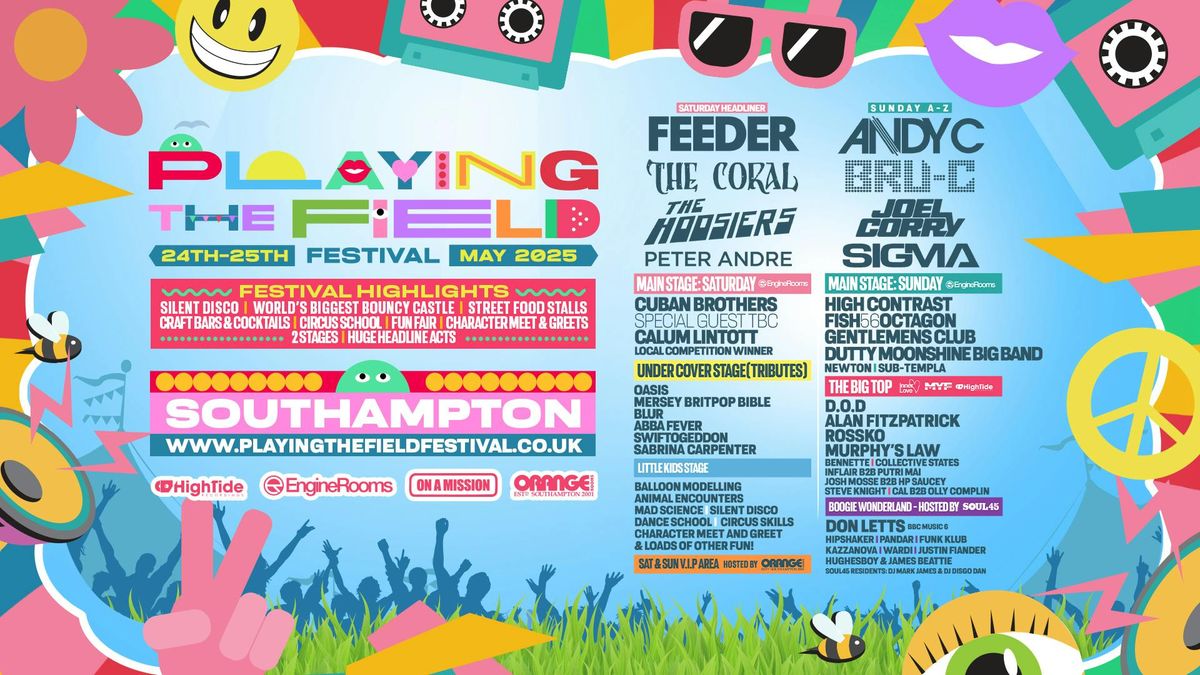 🚨 PLAYING THE FIELD FESTIVAL SOUTHAMPTON 2025  🎶🔥, 24 May | Event in Eastleigh | AllEvents