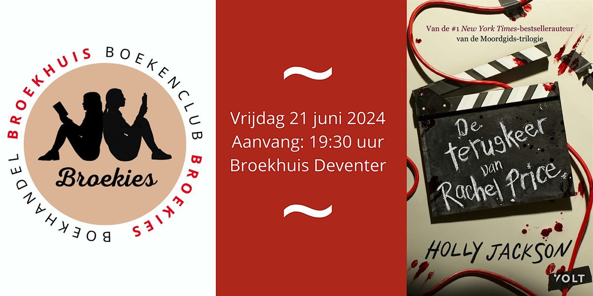 Broekies leest De Terugkeer van Rachel Price van Holly Jackson