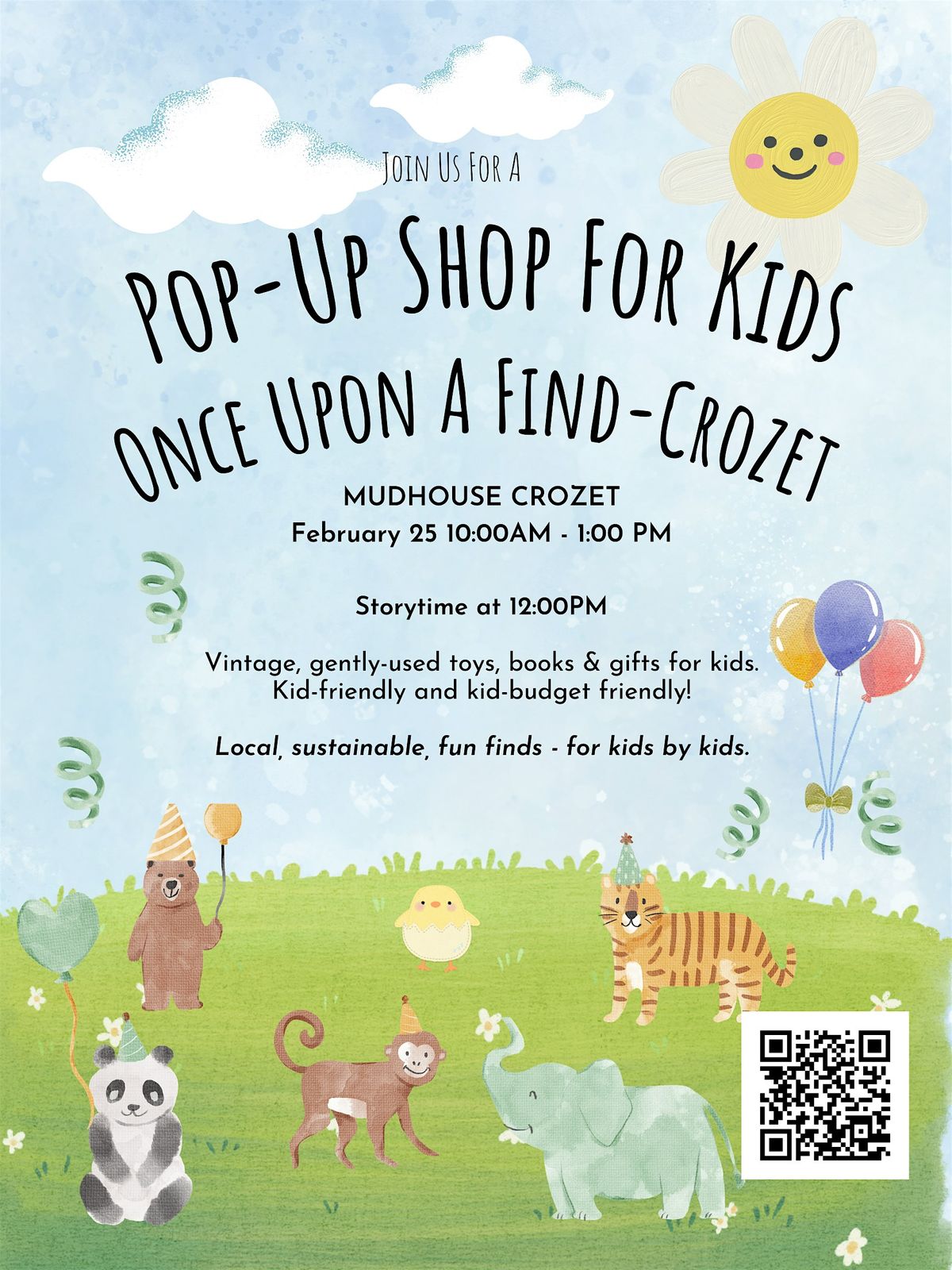 Spring Pop-Up Shop for Kids at Mudhouse Crozet, Mudhouse Coffee Crozet ...