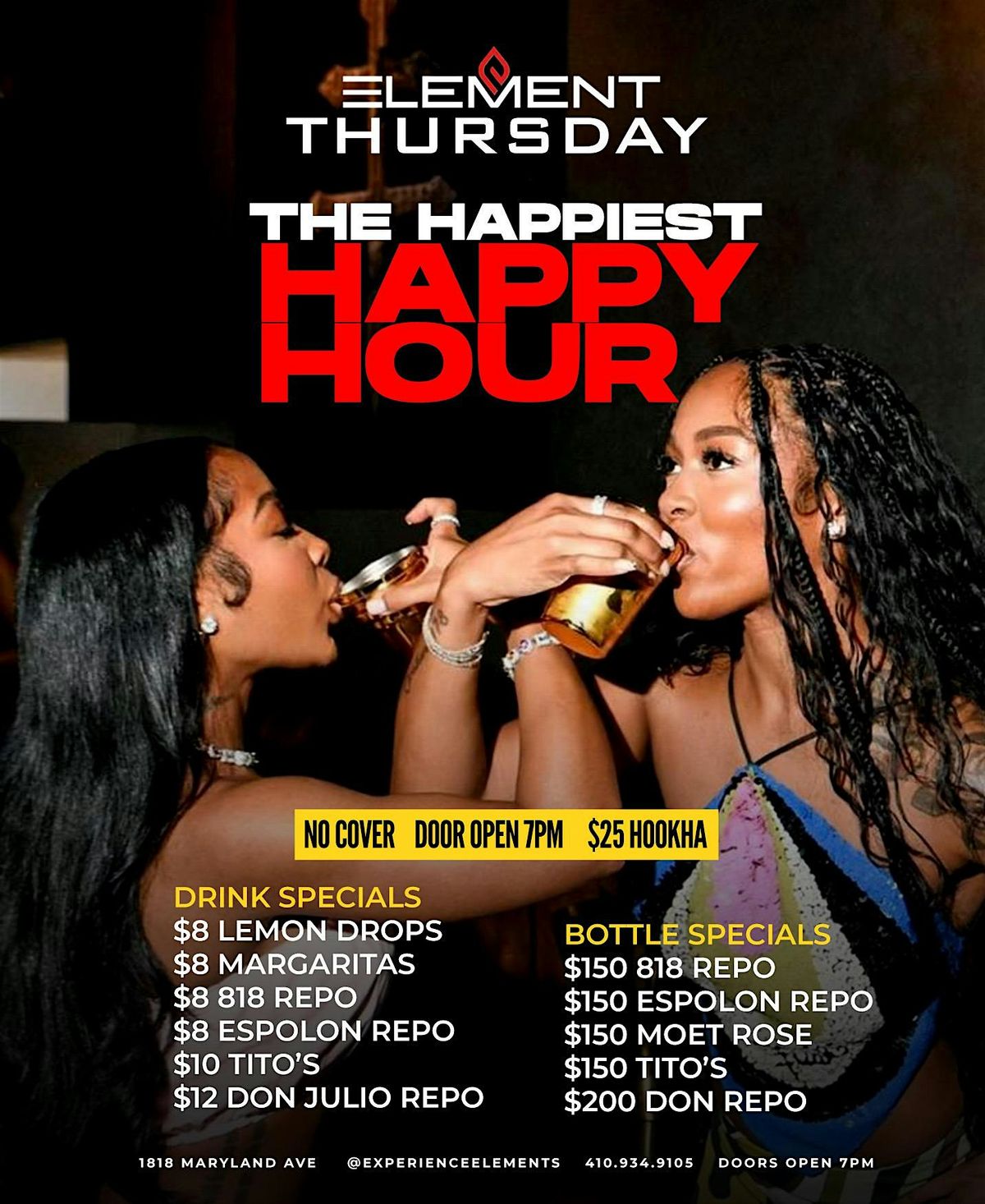 Happiest Happy Hour  Every Thursday at Element | Event in Baltimore | AllEvents