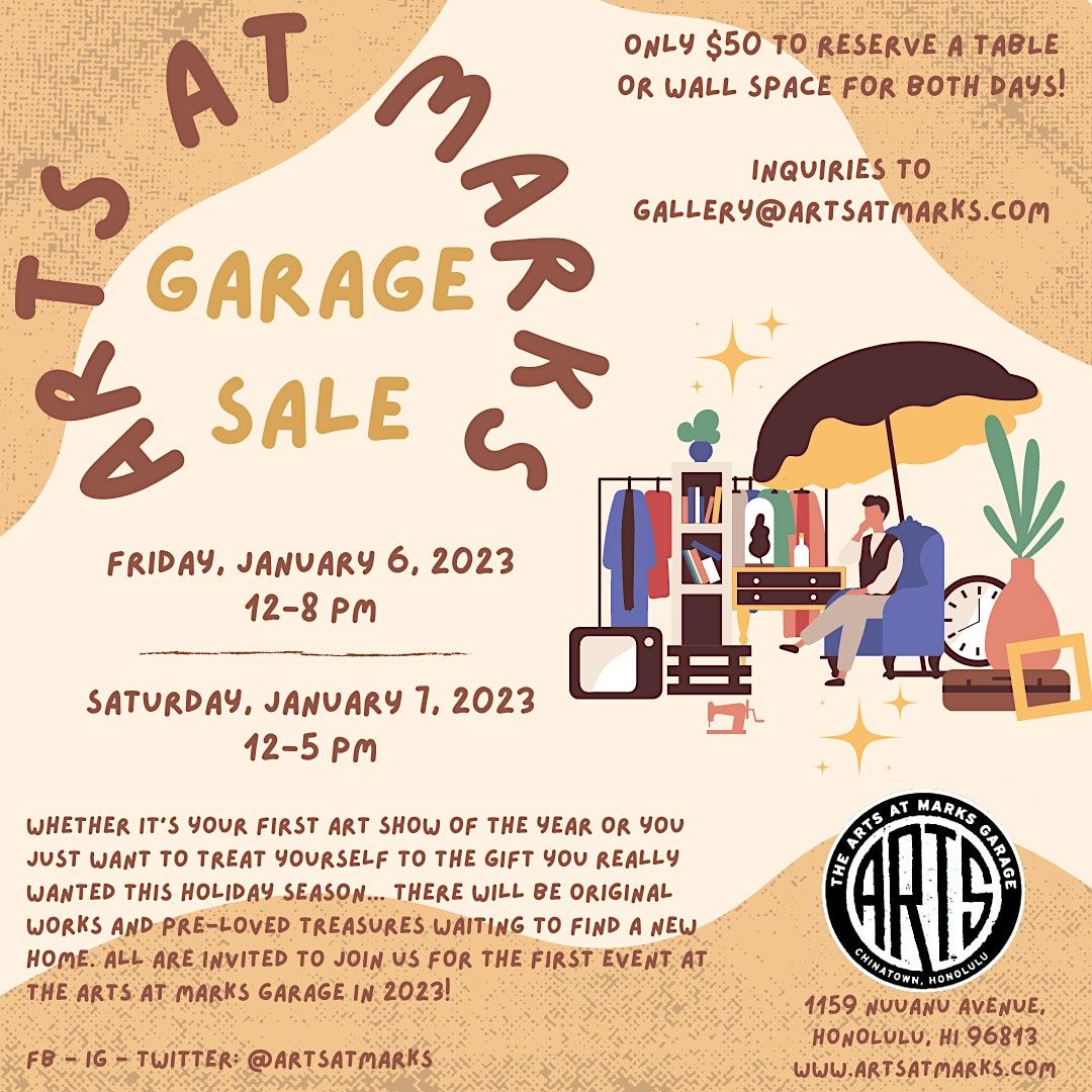 ARTS at Marks Garage Sale Vendor (Jan 67, 2023), The Arts At Marks