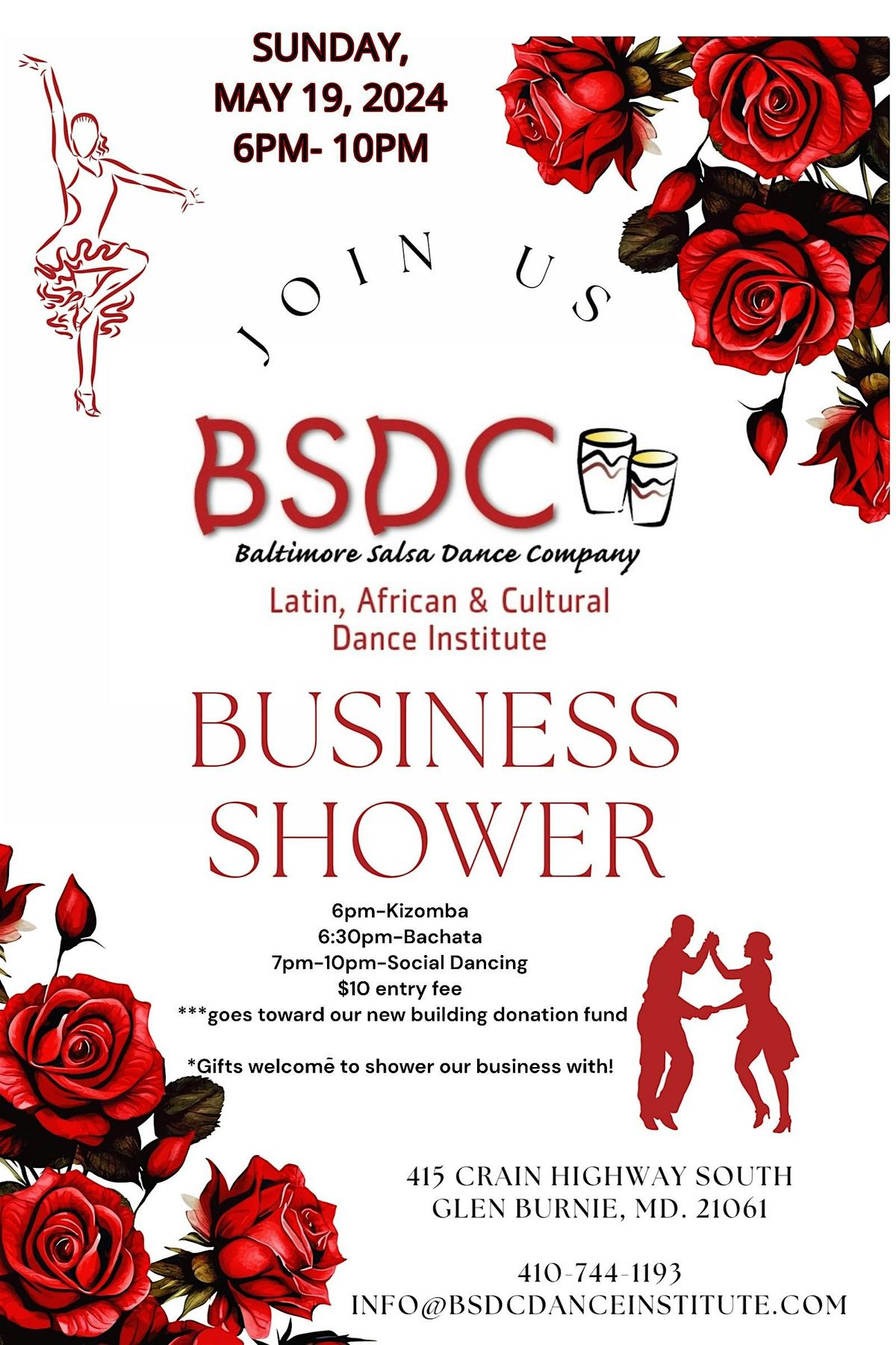 BSDC Dance Institute Business Shower!, BSDC Latin, African & Cultural