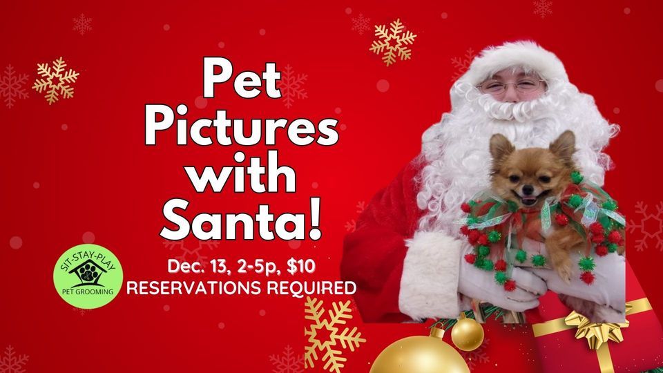 Pet Pictures with Santa!, sitstayplay Inhome pet sitting & more. LLC