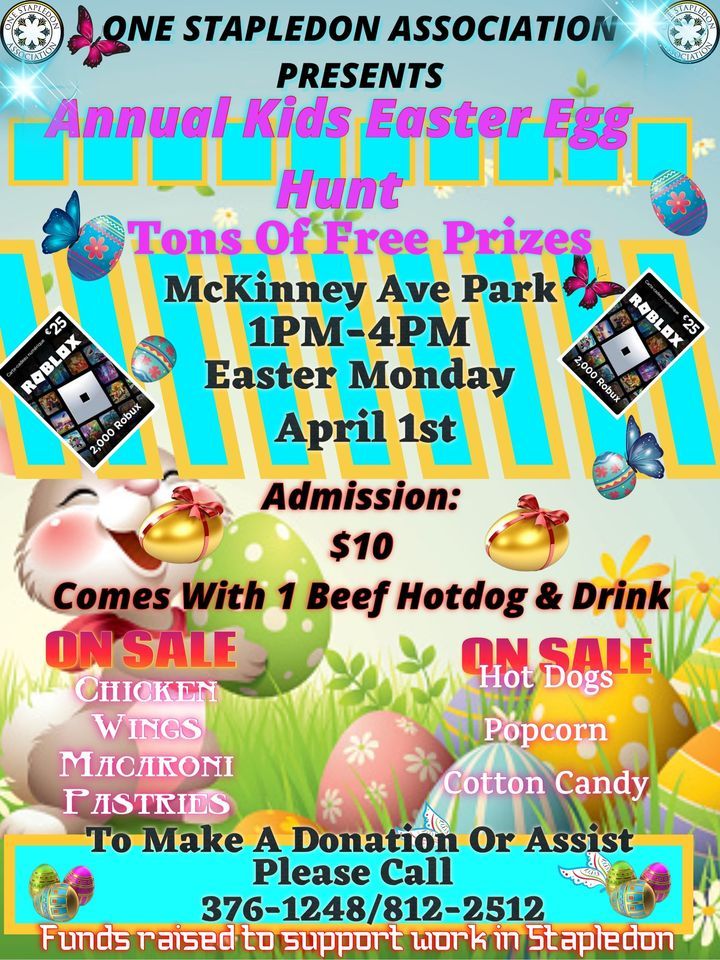 Annual Kids Easter Egg Hunt 2024, Stapledon Gardens. Nassau, Bahamas, 1