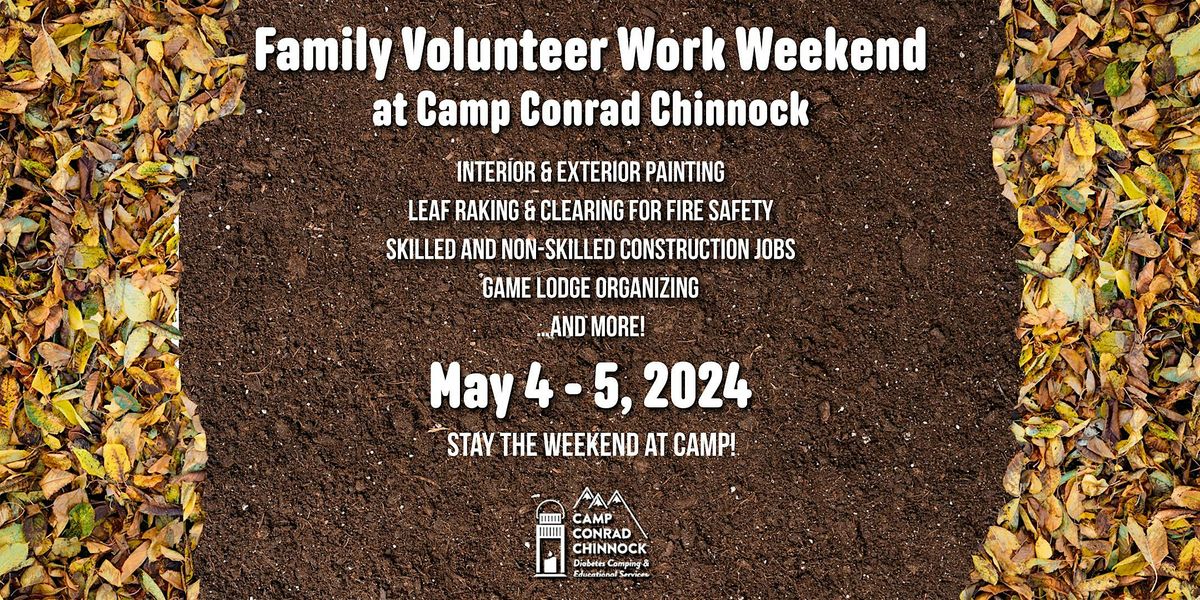 Family Volunteer Work Weekend 2024, Jenks Lake Road East, Angelus Oaks