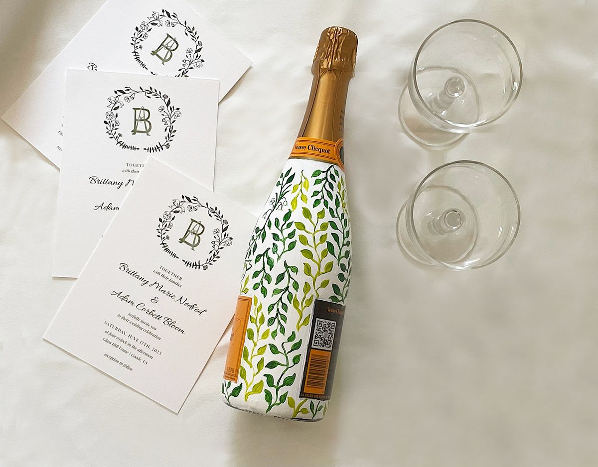 SIP+PAINT Paint a Champagne Bottle w/Elizabeth Bloom, 1121 King St