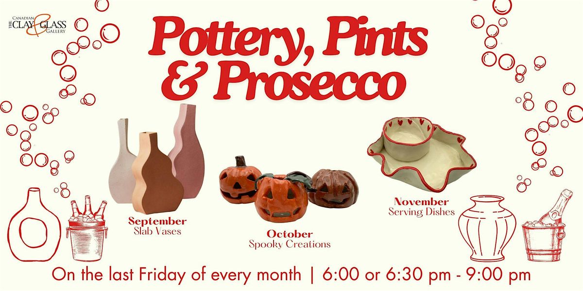 Pottery + Pints + Prosecco | Event in Waterloo | AllEvents
