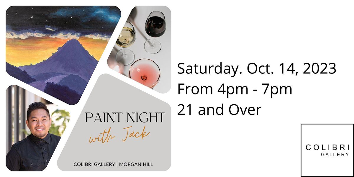 Paint Night with Jack, Colibri Gallery, Hill, 14 October 2023