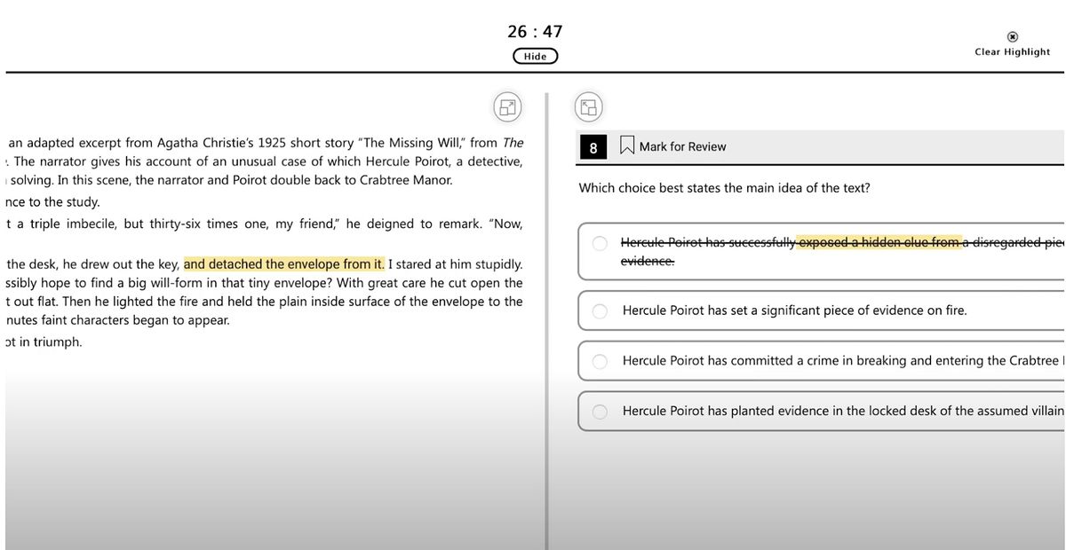 Sat Computer Based Test Digital SAT Practice Test (the new Computer Adaptive SAT), May 20 2023 ...