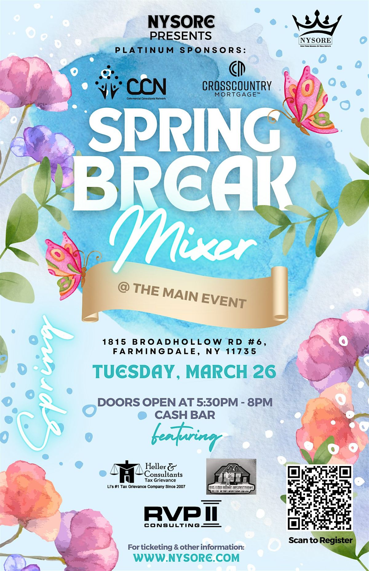 Spring Break Real Estate Mixer The Main Event Farmingdale 26 March spring-break-real-estate-mixer-the-main-event-farmingdale-26-march