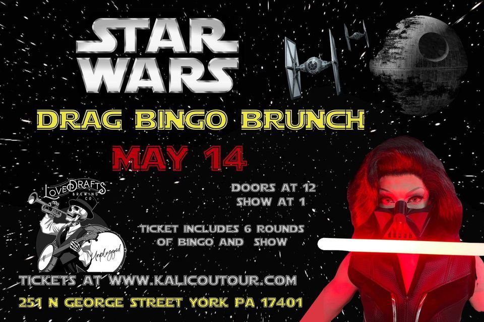 STAR WARS Drag Bingo Brunch, Lovedraft's Unplugged, York, 14 May 2023
