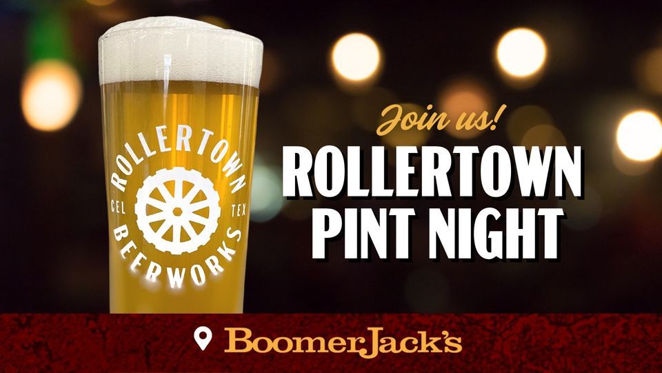 Rollertown Pint Night BoomerJacks Grapevine, BoomerJack's Grill