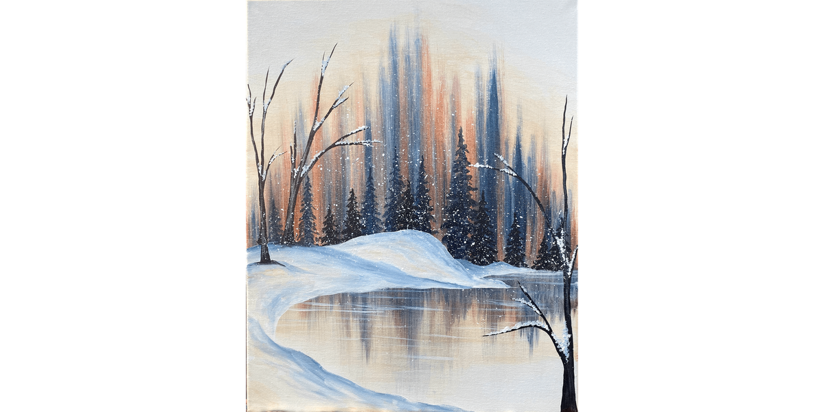 Shimmering Snowfall - Paint and Sip in San Francisco | Classpop!™, 1 January | Event in Danville | AllEvents