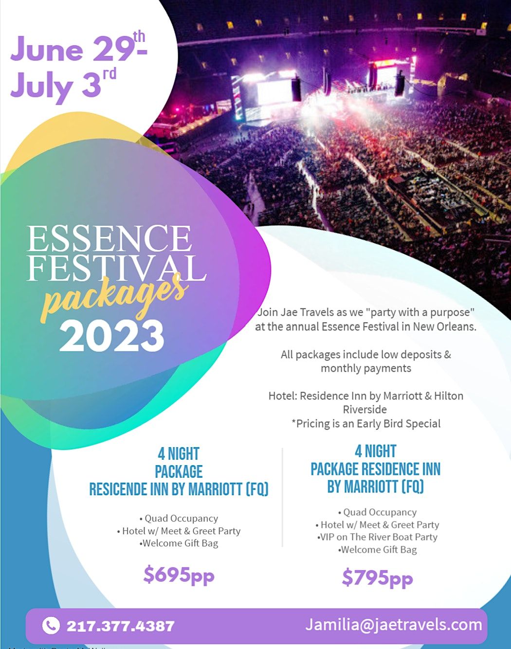 Essence Festival 2025 Hotel Packages hotels near ace