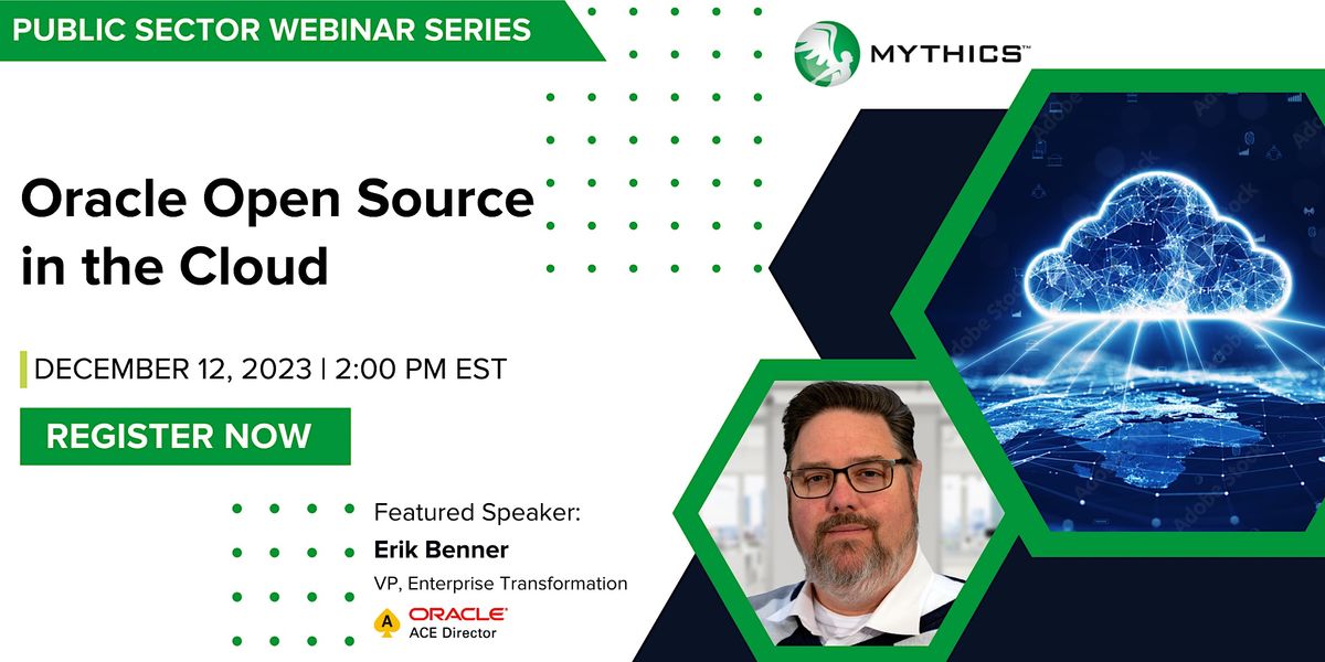 Oracle Open Source in the Cloud inar, December 12 2023 Online