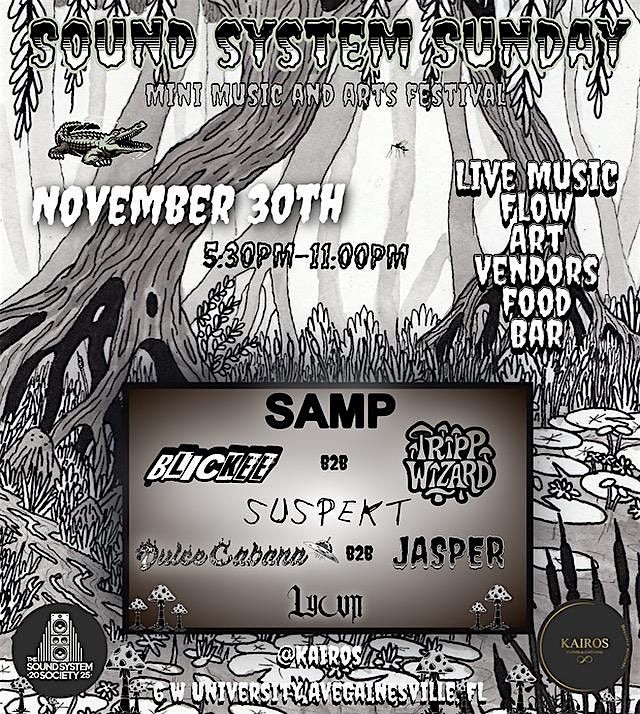 Sound System Sunday Vol.2, 30 November | Event in Gainesville | AllEvents