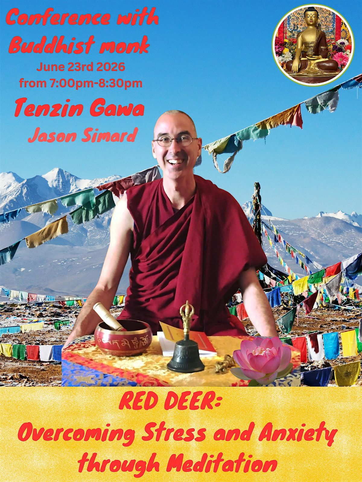 RED DEER, AB - Overcoming Stress & Anxiety through Meditation, Bower ...