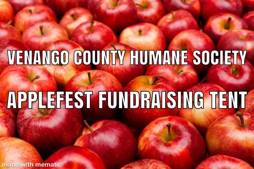 Venango County Humane Society's APPLEFEST Fundraising Tent, Venango County  Court House, Franklin, October 6 to October 8 | AllEvents.in