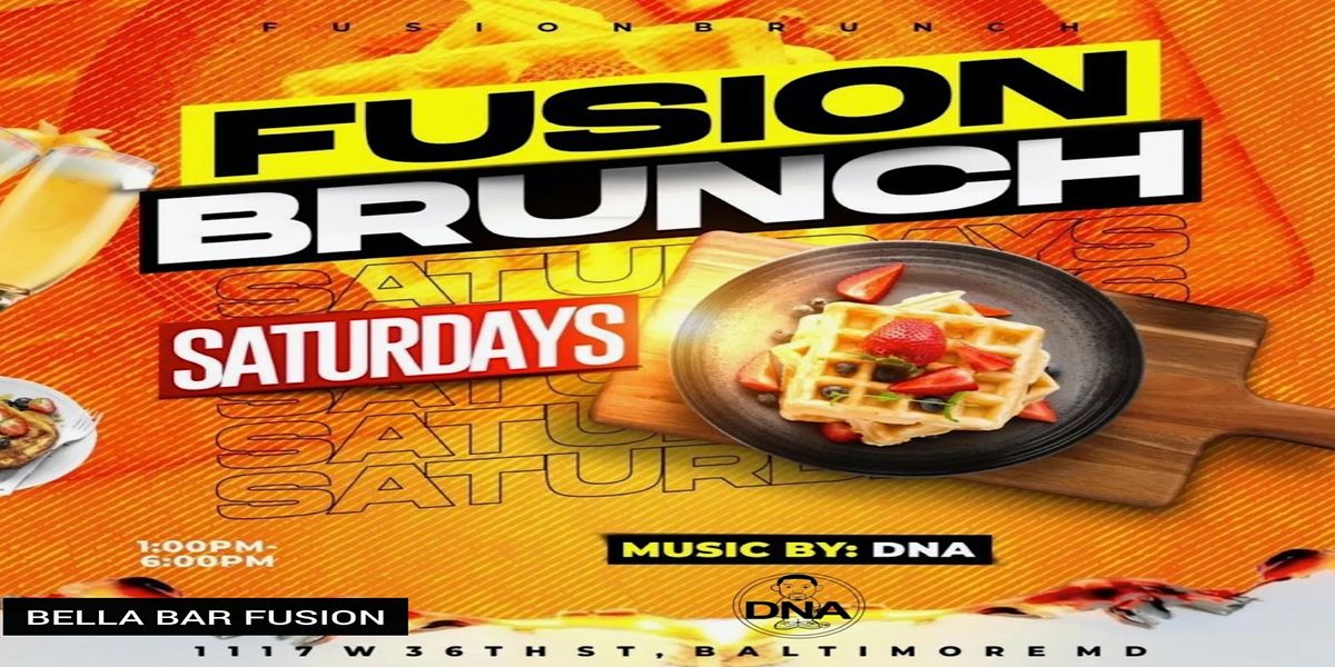 R&B Live Presents Fusion Brunch Saturdays Bella Bar Fusion, Bella