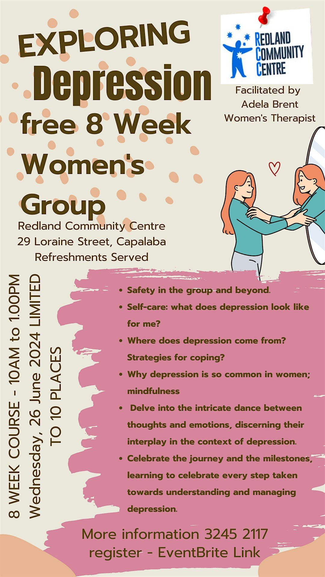 Exploring Depression: FREE 8-Week Womens Course, 29 Loraine St ...