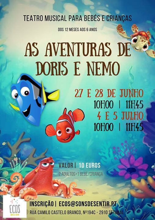 Teatro Musical Bebes E Criancas Ecos Setubal July 4 Allevents In