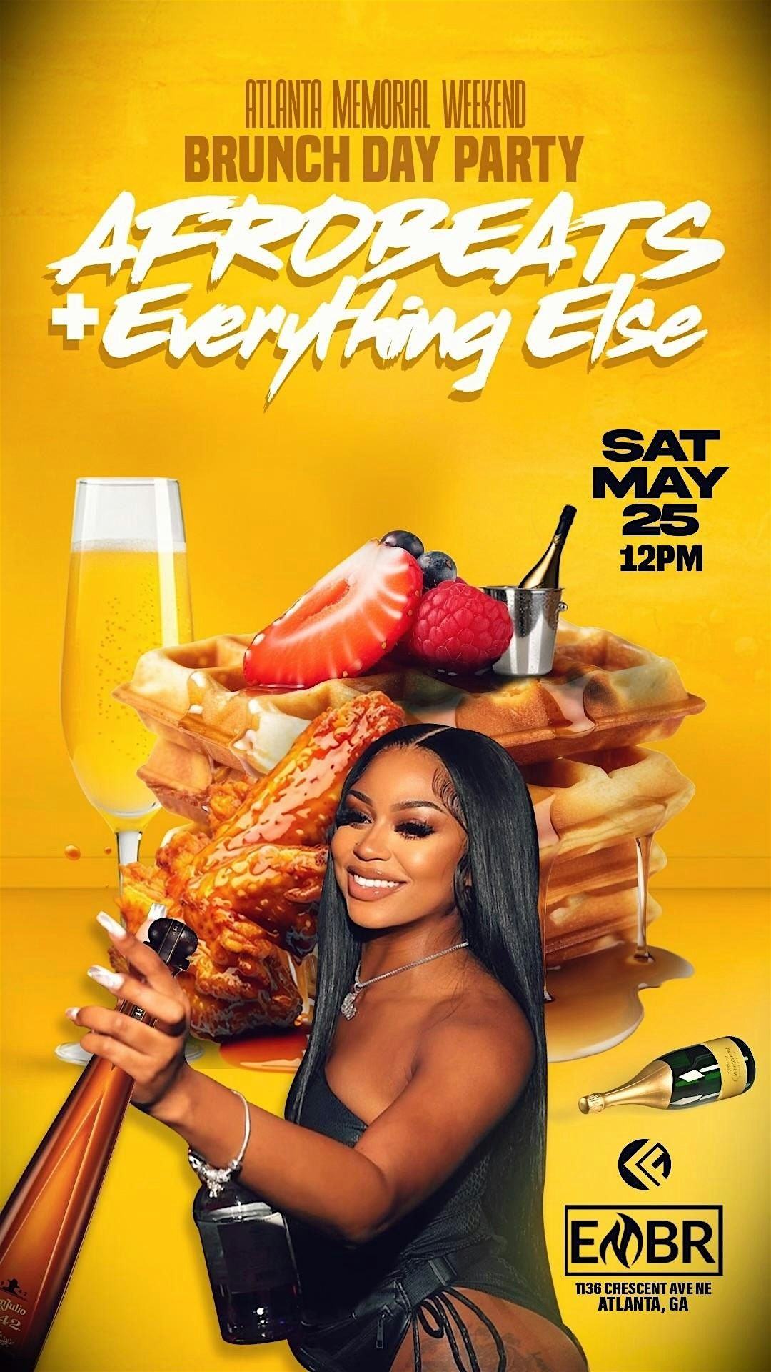 Embr Events MEMORIAL DAY WEEKEND DAY PARTY, Embr Lounge, Atlanta, 25 May 2024 ...