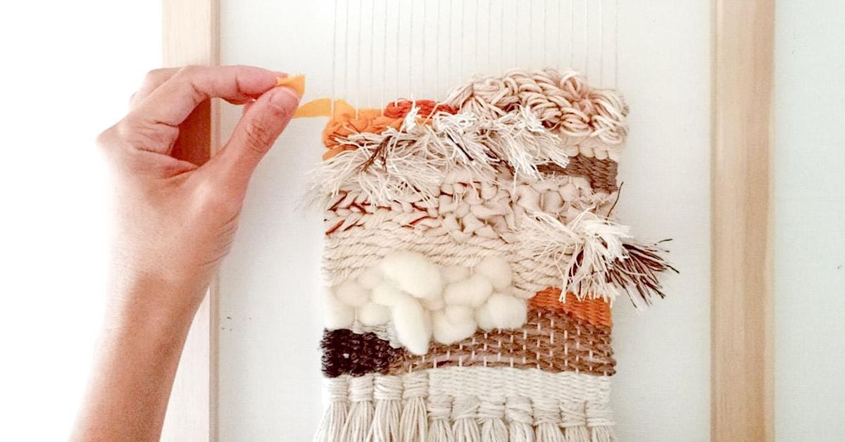 Weaving (Beginners) Make a Wall Hanging on a Loom, Eunos