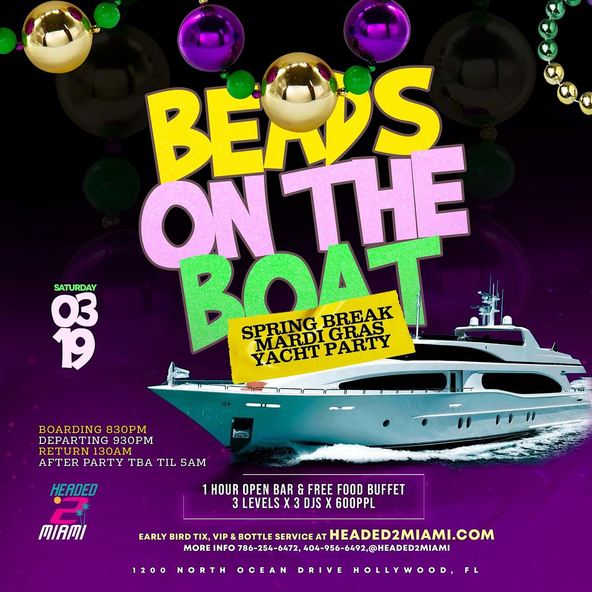 Beads On The Boat SPRING BREAK MARDI GRAS YACHT PARTY 2023 Bayfront beads-on-the-boat-spring-break-mardi-gras-yacht-party-2023-bayfront