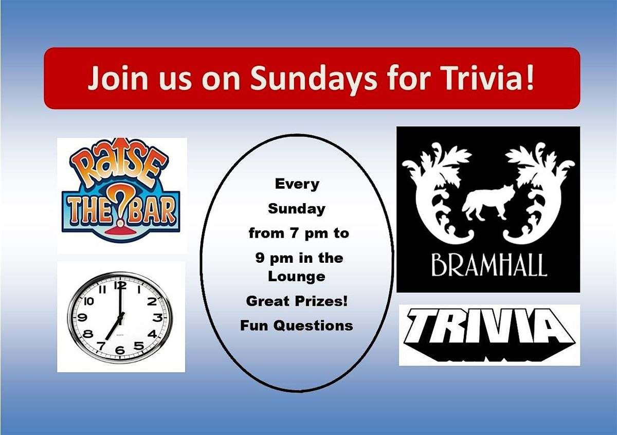 Raise the Bar Trivia Sunday Nights at Bramhall Portland | Event in Portland | AllEvents