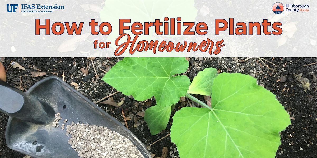 How to Fertilize Plants for Homeowners In Person, Hillsborough County
