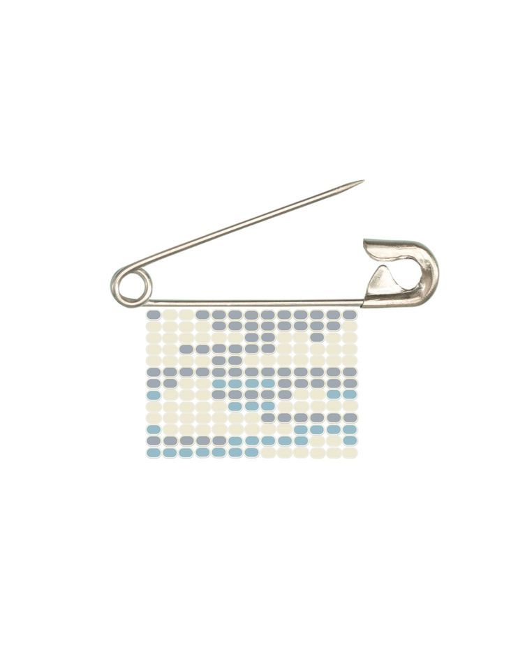 Beading Cloud Pin with Diving Loon Goods, Amberhill Gallery