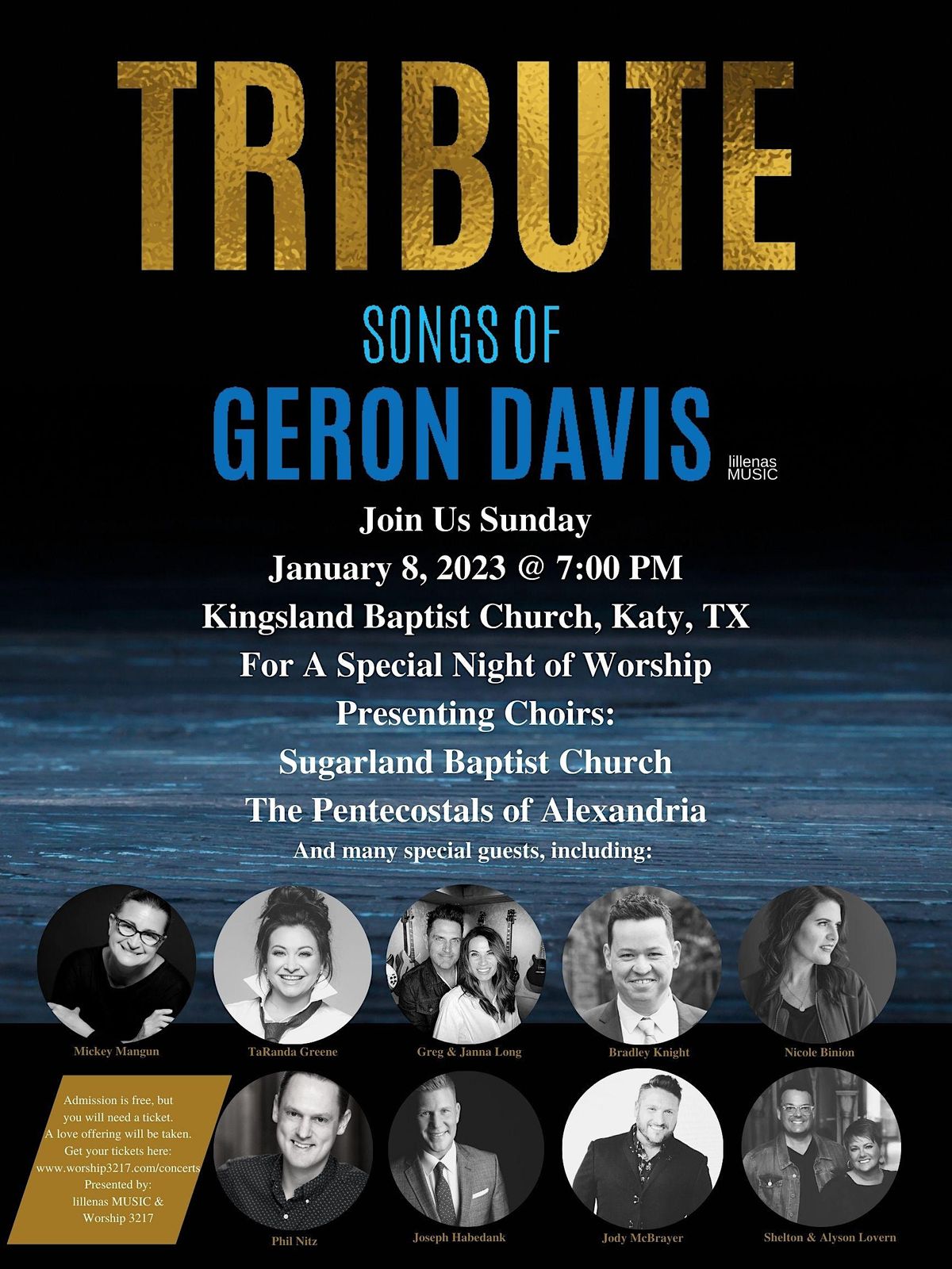 TRIBUTE The Songs of Geron Davis, 20555 Kingsland Blvd, Katy, 8