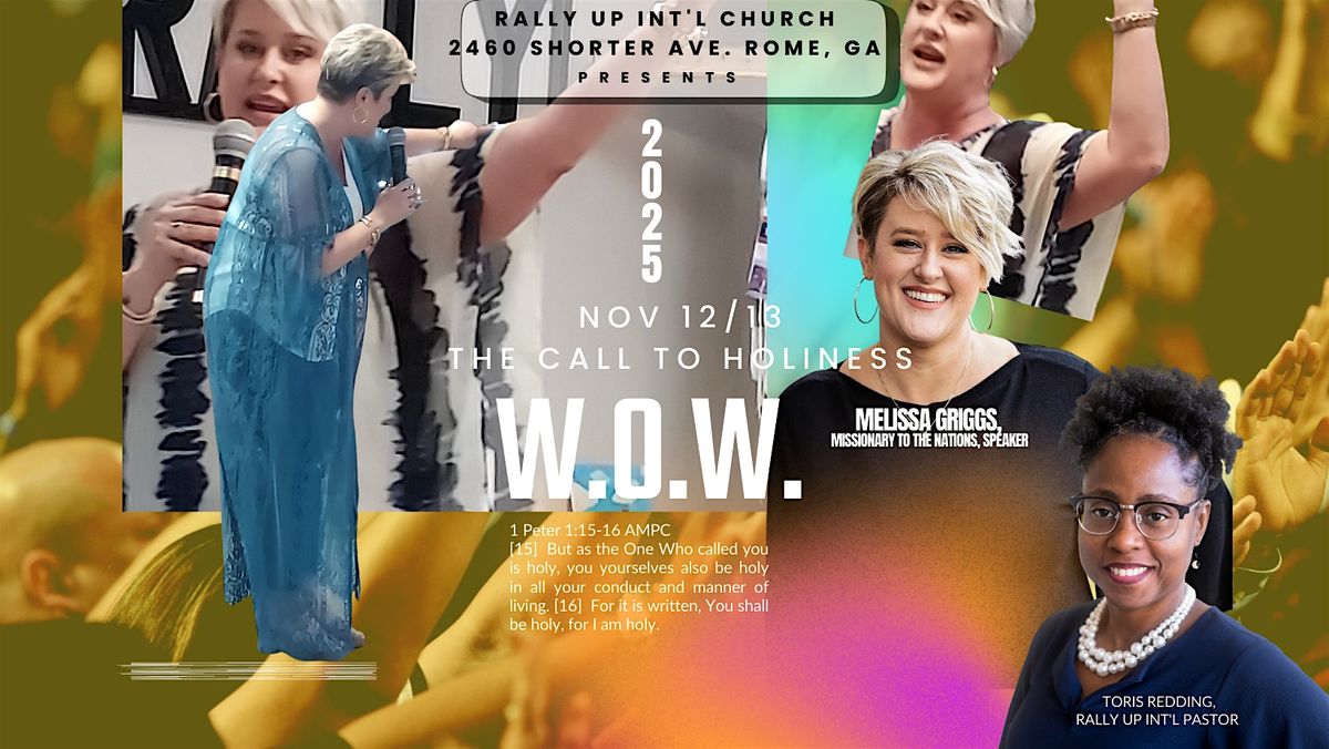 W.O.W. ~ The Call To Holiness, 12 December | Event in Rome | AllEvents
