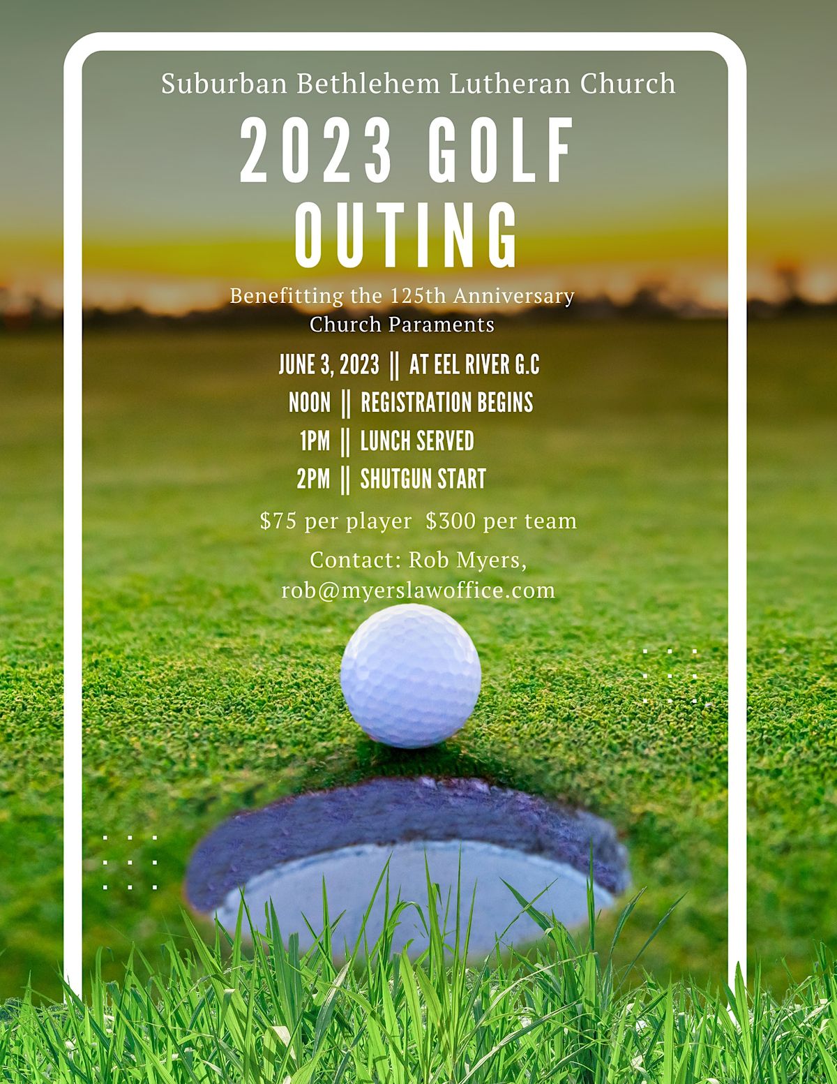 SBL Golf Outing 2023, Eel River Golf Course, Churubusco, June 3 2023