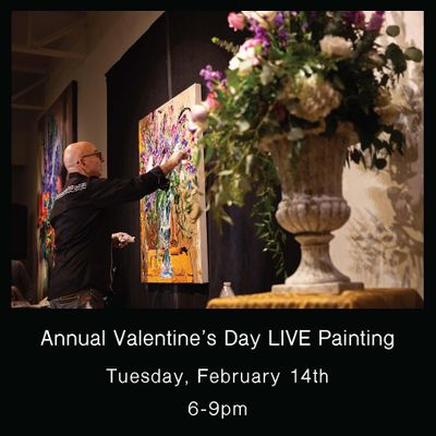 Valentines day dinner, lighthouse coffee & wine, waco, february 14 2023 JD Miller Valentines Day Live Painting, 1105 Dragon St, Dallas