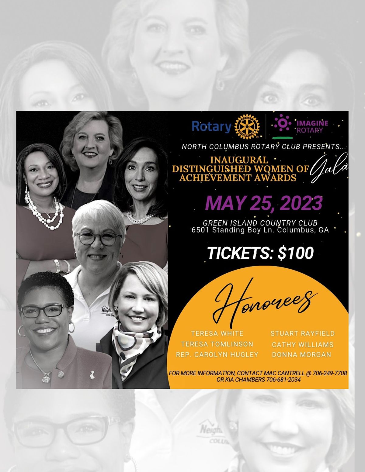 Distinguished Women of Achievement Awards Gala, Green Island Country ...