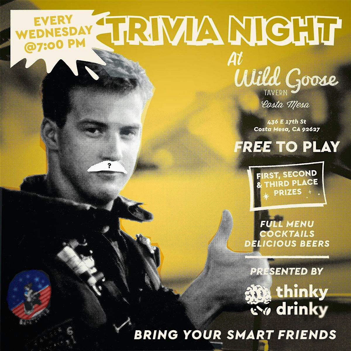 Free Trivia! Wednesdays at Wild Goose Tavern - Costa Mesa | Event in Costa Mesa | AllEvents